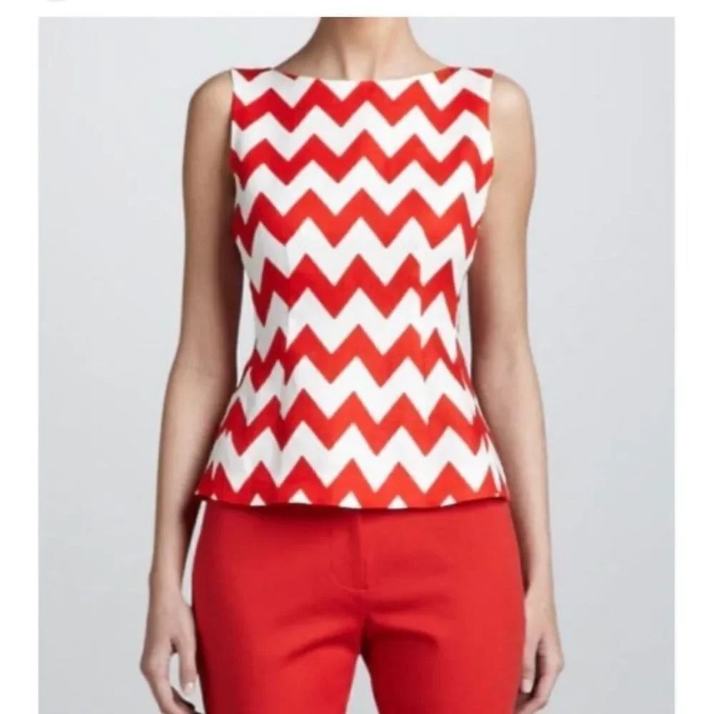 Kate Spade Chevron Tank Top